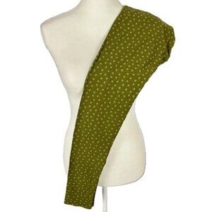 Lularoe Leggings OS One Size Fall GREEN Fun Polka Dot Modern soft knit